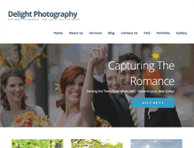 Tablet Screenshot of delightphotography.com